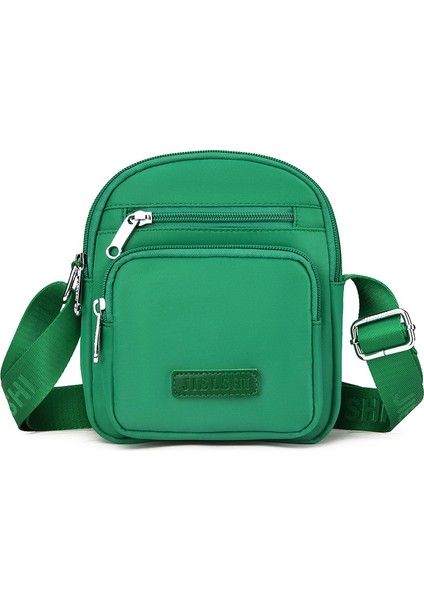 Çapraz Askılı Çanta Taşınabilir Yüksek Kaliteli Nefes Alabilen Naylon Malzeme Kentsel Sade Stil,yeşil (Yurt Dışından)