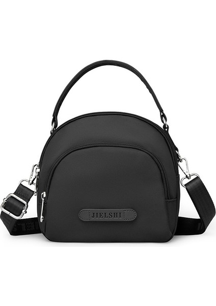 Çapraz Askılı Çanta Taşınabilir Yüksek Yoğunluklu Su Geçırmez Naylon Kumaş Popüler Stil ve Büyük Kapasite Büyük, Siyah (Yurt Dışından)