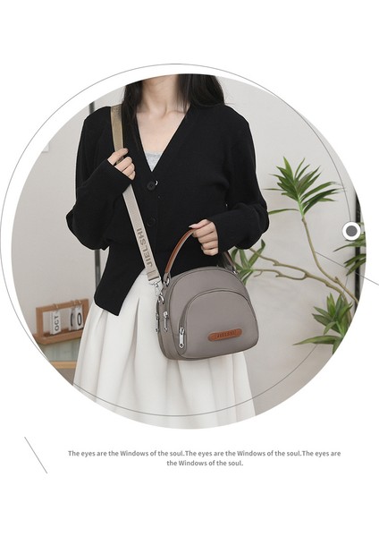 Çapraz Askılı Çanta Taşınabilir Yüksek Yoğunluklu Su Geçırmez Naylon Kumaş Popüler Stil ve Büyük Kapasite Büyük, Siyah (Yurt Dışından) modelleri