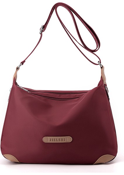 Çapraz Askılı Çanta Taşınabilir Yüksek Kaliteli Bakımı Kolay Sağlam Naylon Malzeme, Kırmızı (Yurt Dışından)