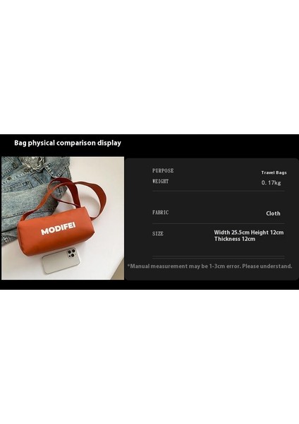 Çapraz Askılı Çanta Taşınabilir Naylon Malzeme Şık ve Şehirli Sade Stil Rahat Omuz Askısı, Kırmızı (Yurt Dışından) fiyatları