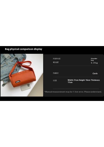 Çapraz Askılı Çanta Taşınabilir Naylon Malzeme Şık Kentsel Basit Stil Yumuşak ve Sert, Gri (Yurt Dışından) fiyatları