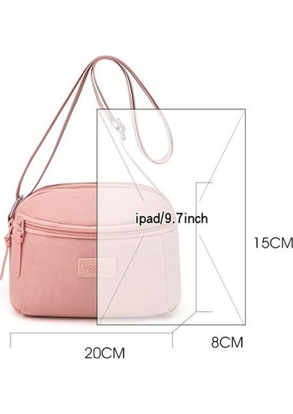 Çapraz Askılı Çanta Taşınabilir Naylon Malzeme Çok Yönlü Stil, Kırmızı (Yurt Dışından) fiyatları