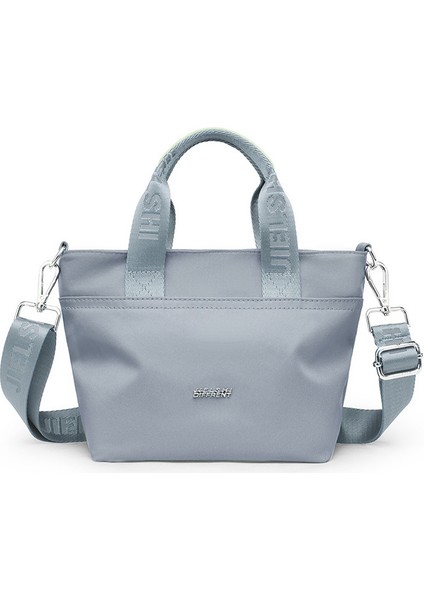 Çapraz Askılı Çanta Taşınabilir Yüksek Yoğunluklu Su Geçırmez Naylon Kumaş Basit ve Popüler Tarz, Mavi (Yurt Dışından)