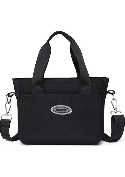 Çapraz Askılı Çanta Taşınabilir Naylon Malzeme Çizilmeye Karşı Dayanıklı Aşınmaya Dayanıklı ve Yumuşaktır, Siyah (Yurt Dışından)