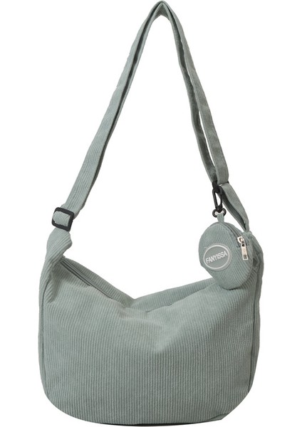 Çapraz Askılı Çanta Taşınabilir Yüksek Kaliteli Oxford Kumaş Kentsel Sade Stil, Açık Yeşil (Yurt Dışından)