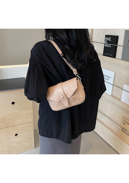 Çapraz Askılı Çanta Taşınabilir Astar Malzemesi: Yüksek Kaliteli Polyester Kentsel Sade Stil, Bej (Yurt Dışından) modelleri