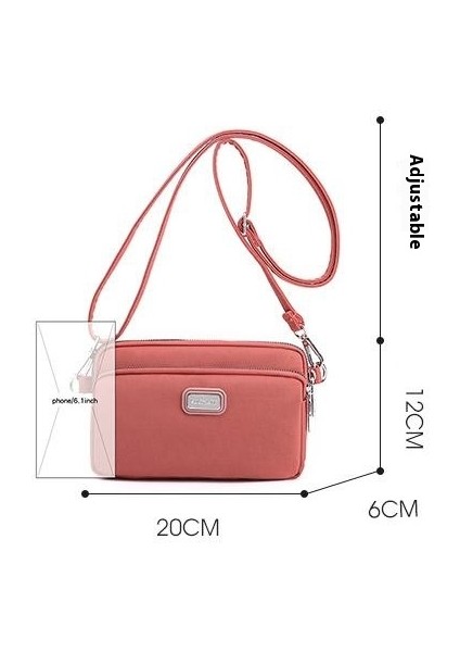 Çapraz Askılı Çanta Taşınabilir Yüksek Kaliteli Polyester Malzeme , Açık Mavi (Yurt Dışından) fiyatları