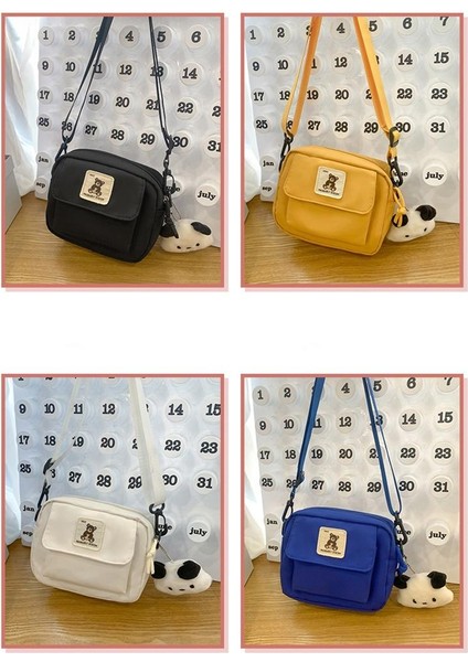 Çapraz Askılı Çanta Taşınabilir Su Geçırmez Yüksek Kaliteli Naylon Malzeme Yüksek Görünümlü Şehirli Sade Düz Renk Stili, Mavi (Yurt Dışından) modelleri