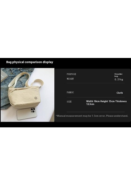 Çapraz Askılı Çanta Taşınabilir Naylon Malzeme Kentsel Basit Stil , Yeşil (Yurt Dışından) fiyatları