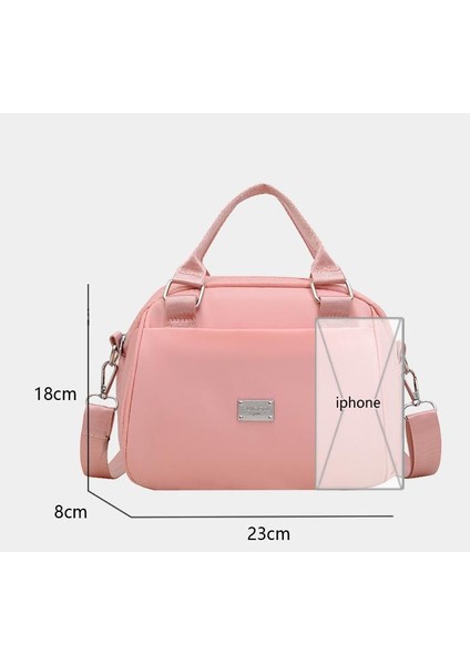 Çapraz Askılı Çanta Taşınabilir Hafif Oxford Kumaş Malzemesi Basit Düz Renk Nötr Stil, Kırmızı (Yurt Dışından) fiyatları