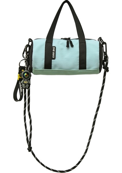 Çapraz Askılı Çanta Taşınabilir Yüksek Kaliteli Naylon Kumaş Şehirli Sade Zıt Stil, Mavi (Yurt Dışından)