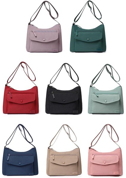 Çapraz Askılı Çanta Taşınabilir Su Geçırmez Yüksek Kaliteli Naylon Malzeme, Siyah (Yurt Dışından) modelleri