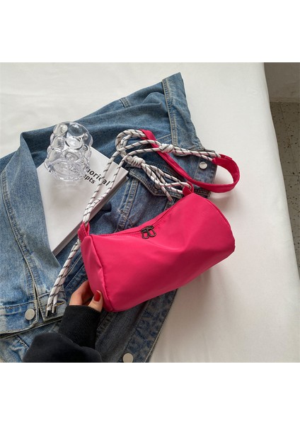 Çapraz Askılı Çanta Taşınabilir Yüksek Kaliteli Konforlu Oxford Kumaş Yüksek Kaliteli Işçılik , Pembe (Yurt Dışından)