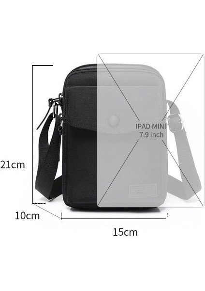 Çapraz Askılı Çanta Taşınabilir Hafif Su Geçırmez Naylon Malzeme Basit ve Rahat Düz Renk Nötr Stil Nazik Dokunuş, Açık Yeşil (Yurt Dışından) fiyatları