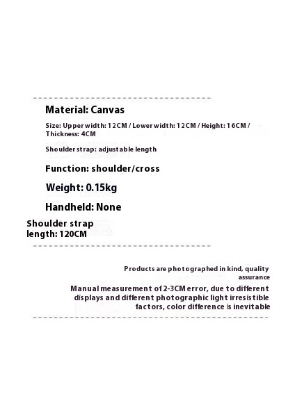 Çapraz Askılı Çanta Taşınabilir Yüksek Kaliteli Kanvas Malzeme Düz Renk Küçük Kare Çanta Tarzı , Mavi (Yurt Dışından) fiyatları