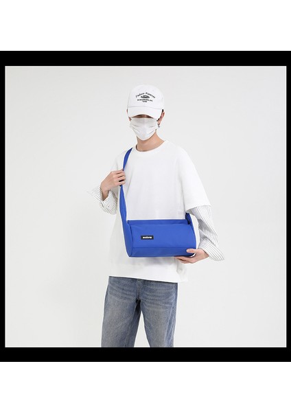 Çapraz Askılı Çanta Taşınabilir Naylon Malzeme Şık Kentsel Basit Stil Yumuşak ve Sert, Haki (Yurt Dışından) modelleri