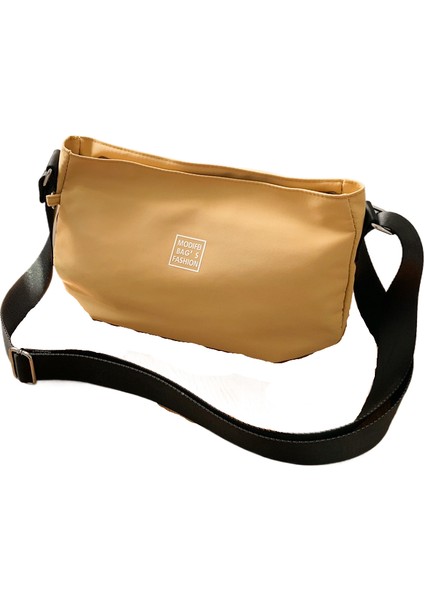 Çapraz Askılı Çanta Taşınabilir Naylon Malzeme Taze ve Tatlı Tarz, Sarı (Yurt Dışından)