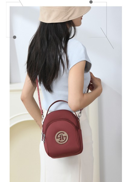 Çapraz Askılı Çanta Taşınabilir Yüksek Yoğunluklu Naylon Kumaş Basit Stil, Gri (Yurt Dışından) modelleri