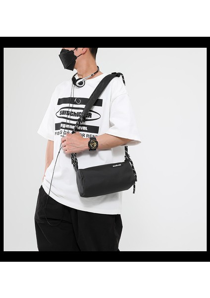 Çapraz Askılı Çanta Taşınabilir Aşınmaya Dayanıklı Yüksek Kaliteli Naylon Kumaş Modaya Uygun ve Modaya Uygun Stil, Kırmızı (Yurt Dışından) modelleri