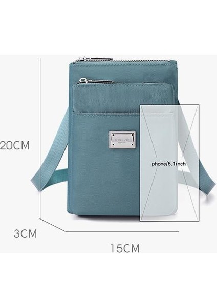 Çapraz Askılı Çanta Taşınabilir Yüksek Kaliteli Naylon Malzeme Kentsel Minimalist Tarz, Koyu Mavi (Yurt Dışından) fiyatları