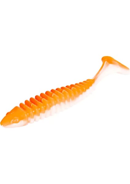 Worm Tail Series 5,6 cm Orange 10 Pcs