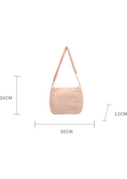 Çapraz Askılı Çanta Taşınabilir Birinci Sınıf Hafif Naylon Kumaş Düz Renk Stili, Haki (Yurt Dışından) fiyatları