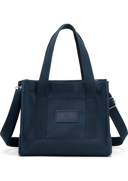 Çapraz Askılı Çanta Taşınabilir Su Geçırmez Yüksek Kaliteli Naylon Kumaştan Şık Stil, Koyu Mavi (Yurt Dışından)