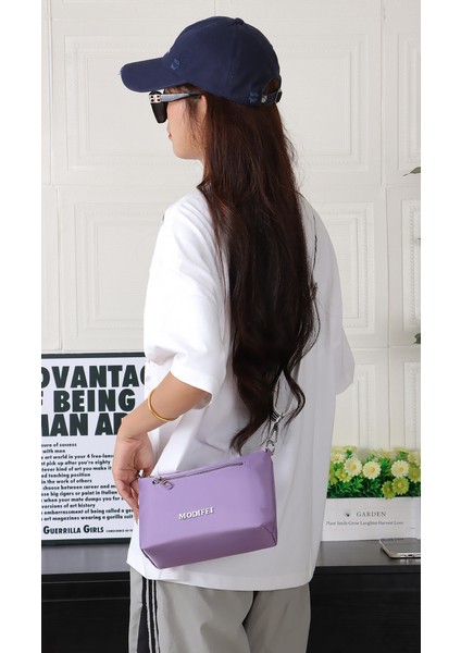 Çapraz Askılı Çanta Taşınabilir Su Geçırmez Yüksek Kaliteli Naylon Kumaş Şık Stil Iyi Görünüm ve Büyük Kapasite, Kırmızı (Yurt Dışından) modelleri