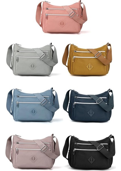 Çapraz Askılı Çanta Taşınabilir Su Geçırmez Yüksek Kaliteli Naylon Malzemenin Çeşıtli Kullanım Senaryoları Vardır, Sarı (Yurt Dışından) modelleri