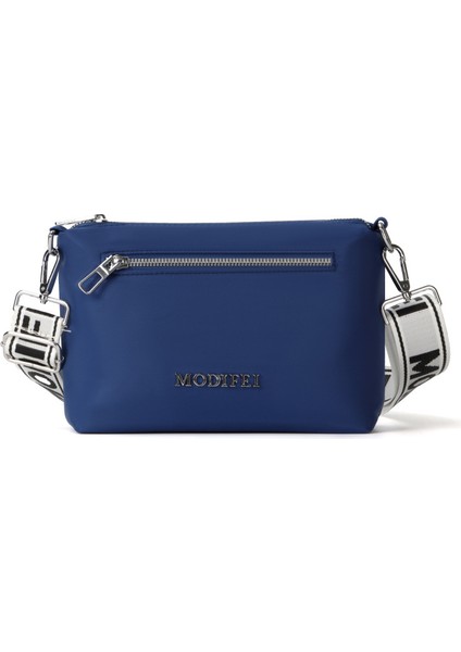 Çapraz Askılı Çanta Taşınabilir Su Geçırmez Yüksek Kaliteli Naylon Kumaş Şık Stil Iyi Görünüm ve Büyük Kapasite, Mavi (Yurt Dışından)