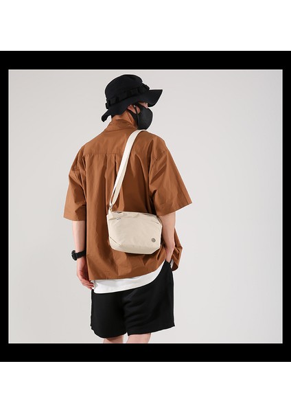 Çapraz Askılı Çanta Taşınabilir Naylon Malzeme Kentsel Basit Stil , Haki (Yurt Dışından) modelleri