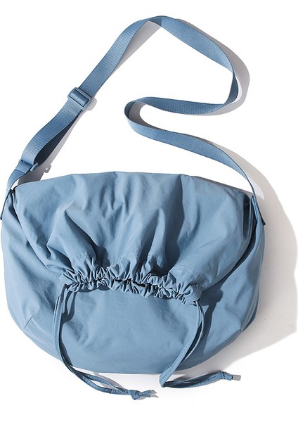 Çapraz Askılı Çanta Taşınabilir Yüksek Kaliteli Oxford Kumaş Kumaş Sade Düz Renk Taze Stil, Mavi (Yurt Dışından)