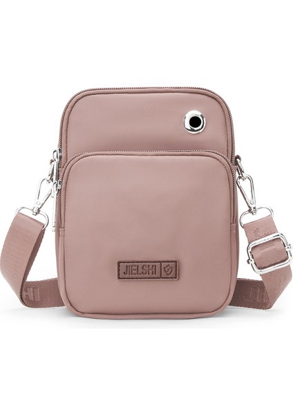 Çapraz Askılı Çanta Taşınabilir Yüksek Kaliteli Nefes Alabilen Naylon Malzeme Kentsel Tarz, Pembe (Yurt Dışından)