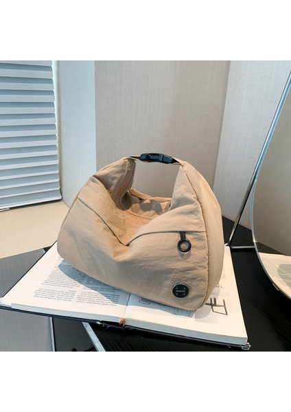 Çapraz Askılı Çanta Taşınabilir Naylon Malzeme Iyi Depolama Özelliklerine Sahiptir, Kahverengi (Yurt Dışından)