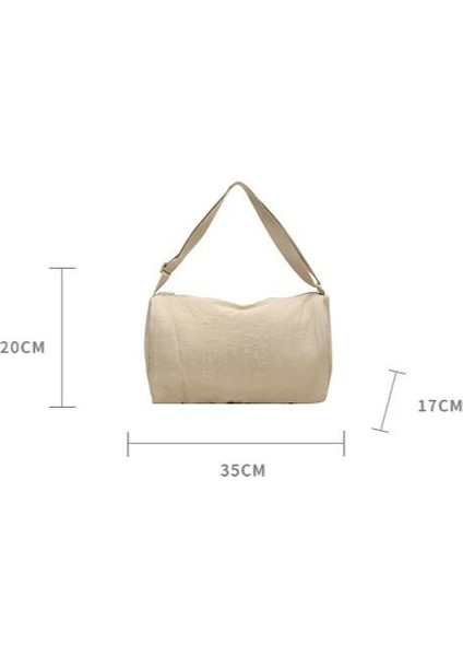 Çapraz Askılı Çanta Taşınabilir Yüksek Kaliteli Naylon Kumaş Basit Düz Renk Stili Ayarlanabilir Omuz Askıları, Mavi (Yurt Dışından) fiyatları