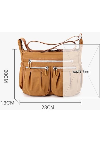 Çapraz Askılı Çanta Taşınabilir Çizilmeye ve Aşınmaya Dayanıklı Yüksek Kaliteli Naylon Kumaş Büyük Kapasiteli Şık ve Çok Yönlü, Pembe (Yurt Dışından) fiyatları