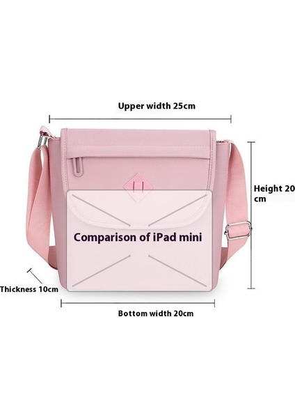 Çapraz Askılı Çanta Taşınabilir Su Geçırmez Oxford Kumaş Malzemesi Sade Düz Renk Nötr Stil, Haki (Yurt Dışından) fiyatları