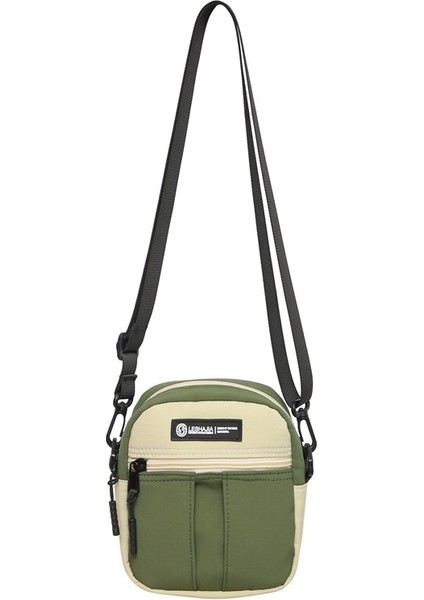 Çapraz Askılı Çanta Taşınabilir Yüksek Kaliteli Naylon Malzeme Basit Üç Boyutlu Çanta Düz Renk Stili, Yeşil (Yurt Dışından)