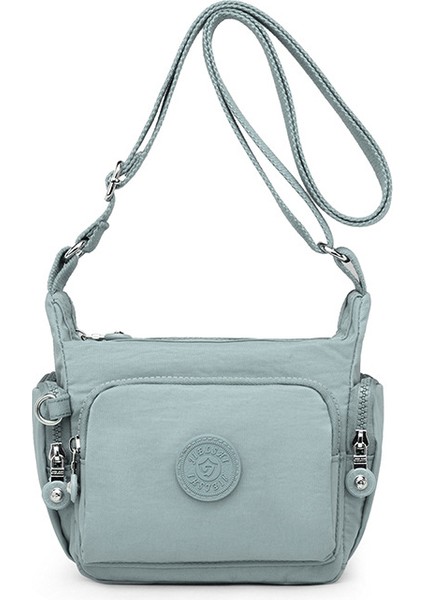 Çapraz Askılı Çanta Taşınabilir Yüksek Kaliteli Nefes Alabilen Naylon Kumaş Mükemmel Işçılik , Açık Mavi (Yurt Dışından)