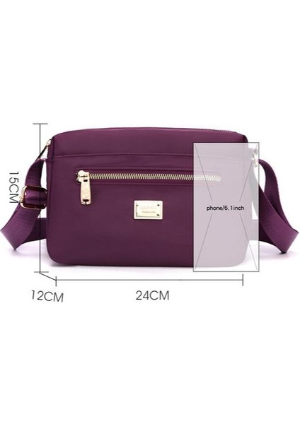 Çapraz Askılı Çanta Taşınabilir Yüksek Kaliteli Naylon Malzeme , Siyah (Yurt Dışından) fiyatları