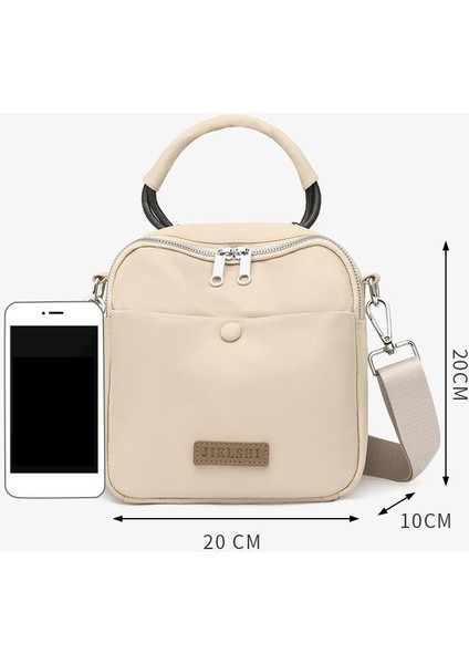 Çapraz Askılı Çanta Taşınabilir Yüksek Kaliteli Aşınmaya Dayanıklı Naylon Kumaş Düz Renk ve Sade Stil, Yeşil (Yurt Dışından) fiyatları