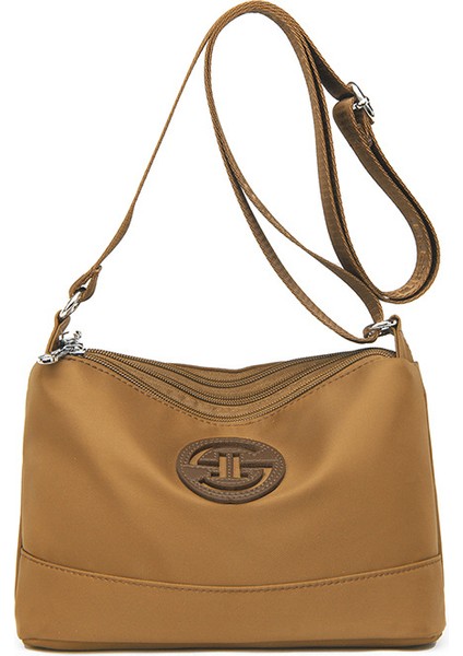 Çapraz Askılı Çanta Taşınabilir Yüksek Yoğunluklu Aşınmaya Dayanıklı Naylon Kumaş Mükemmel Işçılik Büyük, Haki (Yurt Dışından)