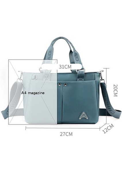 Çapraz Askılı Çanta Taşınabilir Yüksek Yoğunluklu Naylon Kumaş Mükemmel Işçılik, Mavi (Yurt Dışından) fiyatları