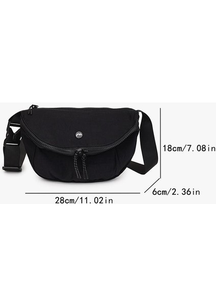 Çapraz Askılı Çanta Taşınabilir Yüksek Yoğunluklu Aşınmaya Dayanıklı Naylon Kumaş Mükemmel Işçılik ve Sade Stil, Yeşil (Yurt Dışından) fiyatları