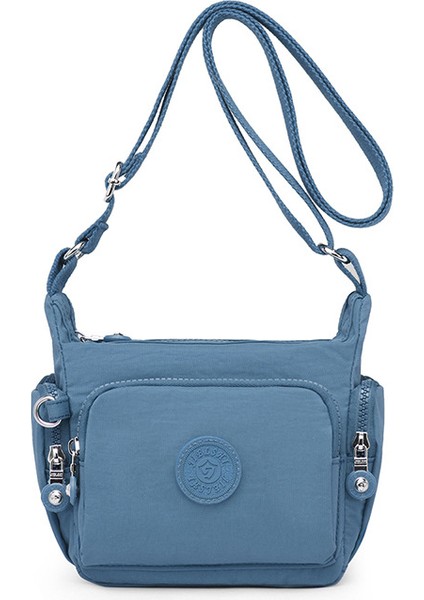 Çapraz Askılı Çanta Taşınabilir Yüksek Kaliteli Nefes Alabilen Naylon Kumaş Mükemmel Işçılik , Mavi (Yurt Dışından)