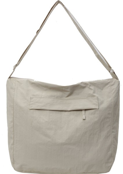 Çapraz Askılı Çanta Taşınabilir Yüksek Yoğunluklu Aşınmaya Dayanıklı Kanvas Kumaş Mükemmel Işçılik ve Sade Stil, Bej (Yurt Dışından)