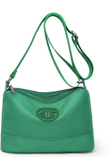 Çapraz Askılı Çanta Taşınabilir Yüksek Yoğunluklu Aşınmaya Dayanıklı Naylon Kumaş Mükemmel Işçılik Büyük, Yeşil (Yurt Dışından)