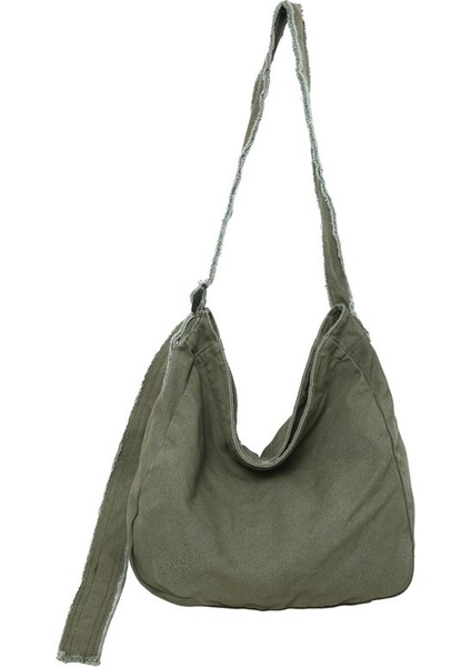 Çapraz Askılı Çanta Taşınabilir Yüksek Yoğunluklu Kanvas Kumaş Mükemmel Işçılik ve Şık Stil, Yeşil (Yurt Dışından)