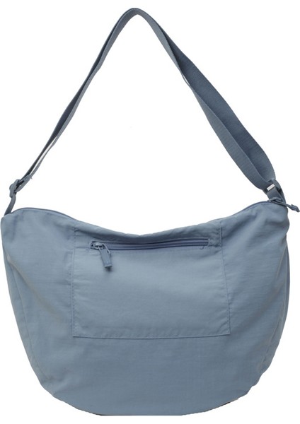 Çapraz Askılı Çanta Taşınabilir Yüksek Yoğunluklu Su Geçırmez Naylon Kumaş Mükemmel Işçılik ve Sade Stil, Mavi (Yurt Dışından)